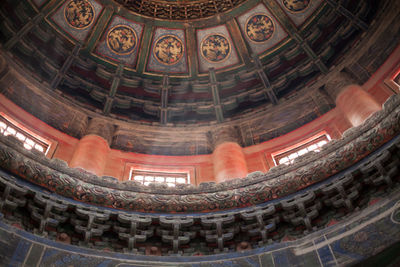 Low angle view of temple