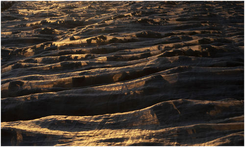 Full frame shot of rocks on land