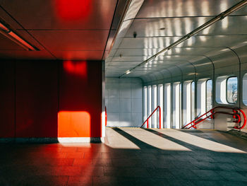 Interior of subway