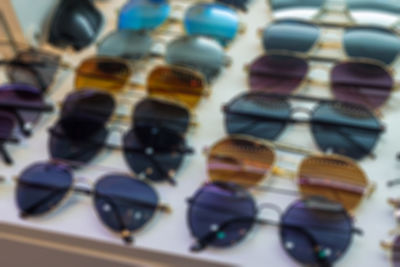 High angle view of multi colored pencils on table