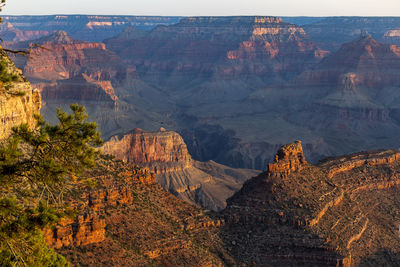 Scenic view of mountain range