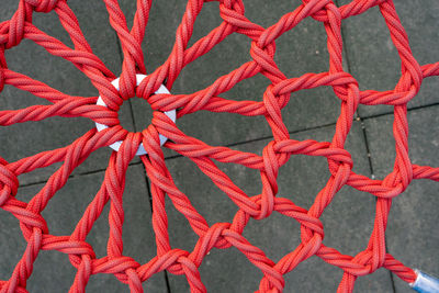 Full frame shot of red umbrella