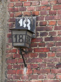 Close-up of brick wall