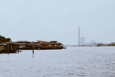 Buildings at waterfront