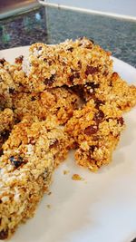 Close-up of food in plate