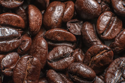 Detail shot of coffee beans