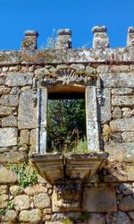 Low angle view of old building