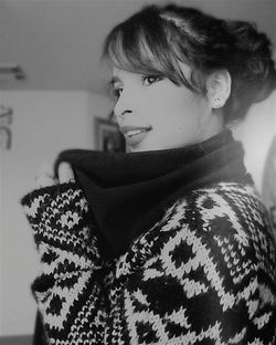 Woman looking at camera