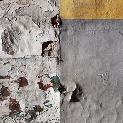 Close-up of old weathered wall