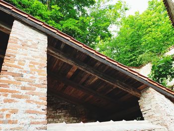 Low angle view of historical building