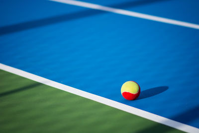 Close-up of ball on table