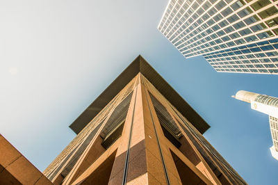 Low angle view of buildings against sky