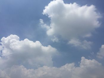 Low angle view of clouds in sky