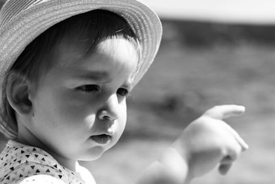 Close-up of cute baby