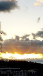 Scenic view of sky at sunset