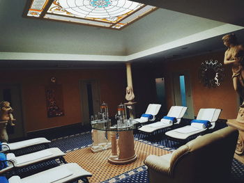 Books on table at home