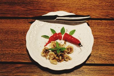 Close-up of food on plate