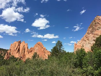 Scenic view of mountain against sky