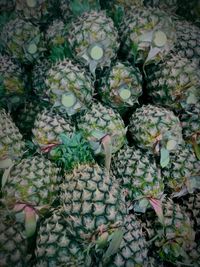 Full frame shot of fruits for sale in market