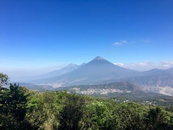 Scenic view of mountains