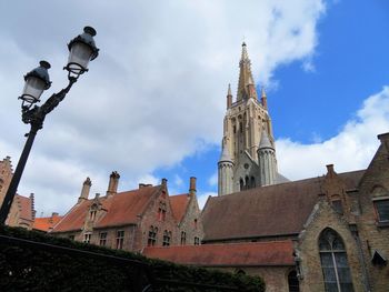 Low angle view of historical building against sky