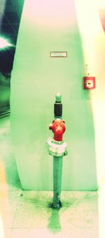 Close-up of red light