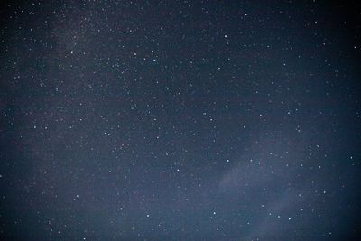 Low angle view of stars in sky at night