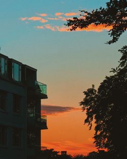 Scenic view of sky at sunset