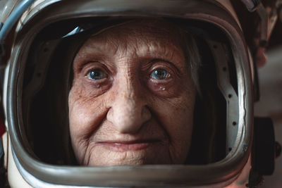 Close-up portrait of a woman