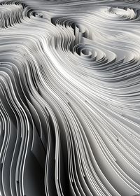 High angle view of abstract pattern on paper