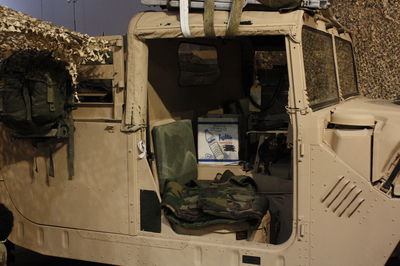 Interior of abandoned building