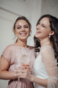 Portrait of a smiling young woman