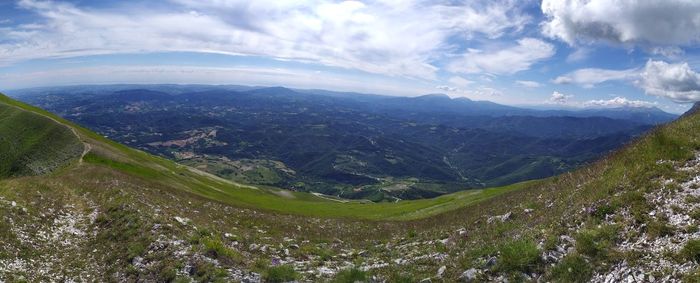 Scenic view of landscape against sky