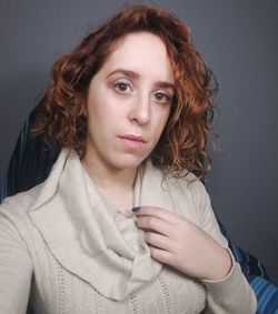 Portrait of beautiful young woman