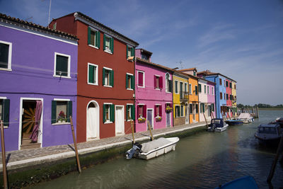 Boats in canal