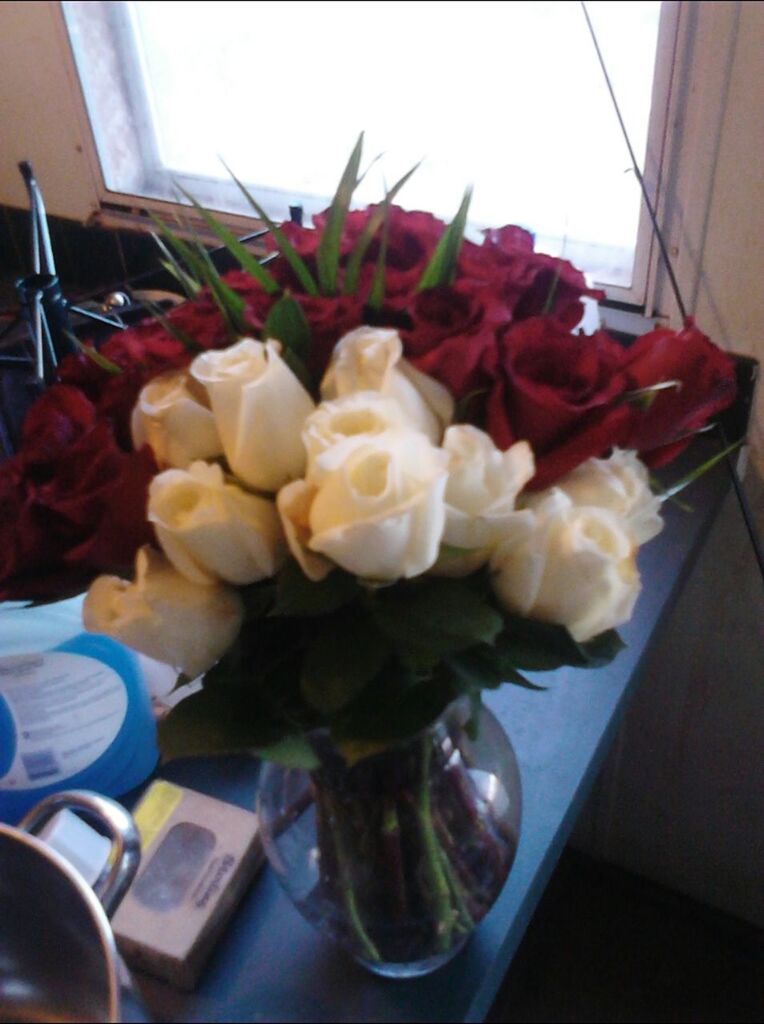 Plus the 4 dozen roses <3