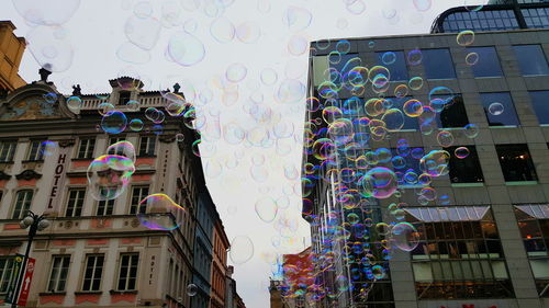 Low angle view of built structure against sky