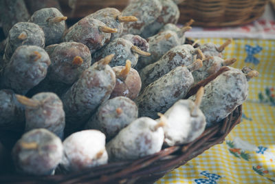 Close-up of food for sale at market stall