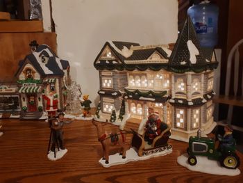 Toys on table at home