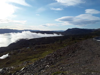 Scenic view of landscape against sky