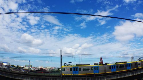 Panoramic view of city against sky