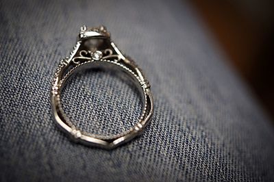 Close-up of object over white background
