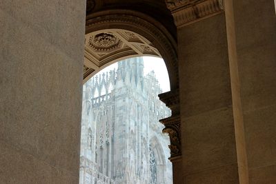 Low angle view of historical building