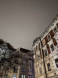 Low angle view of buildings against sky