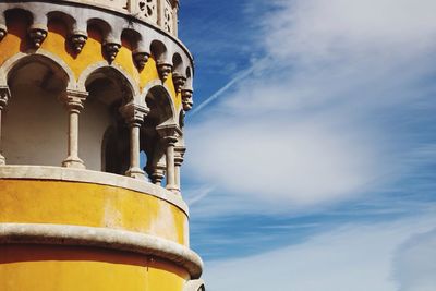 Low angle view of building against sky