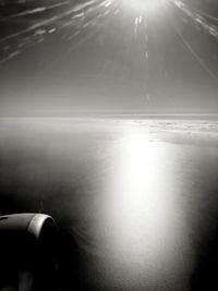 Close-up of sea against sky