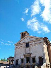 Low angle view of building against sky