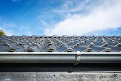 Close-up of roof against sky