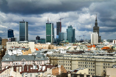 Cityscape against sky