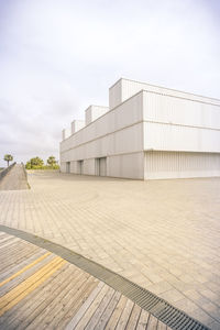 Landscape architecture in marina park in viladecans in catalonia spain